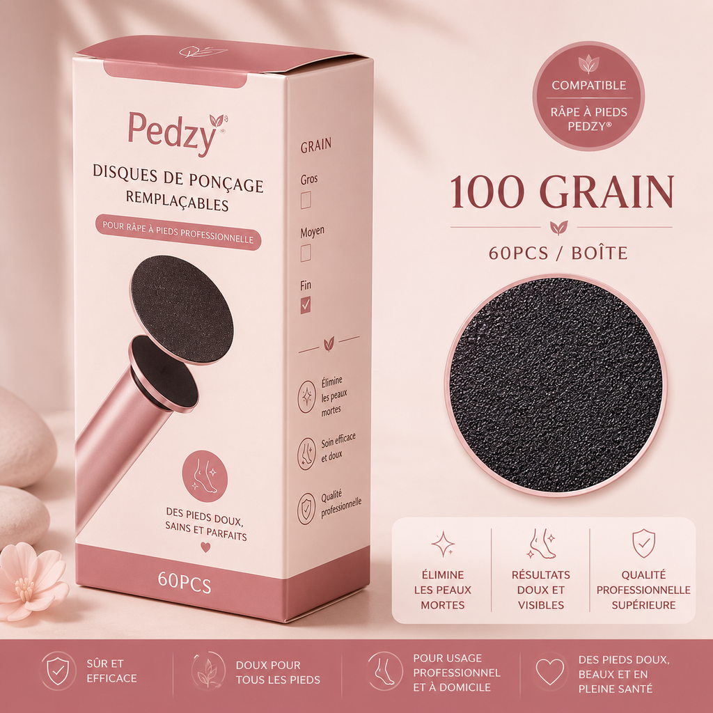 Recharge Pedzy.® | Disques abrasifs : 60 pcs