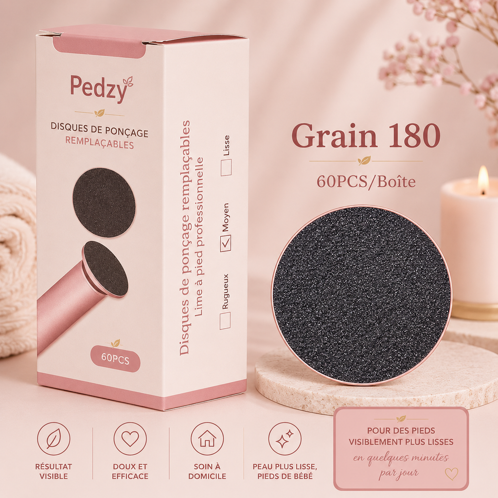 Recharge Pedzy.® | Disques abrasifs : 60 pcs